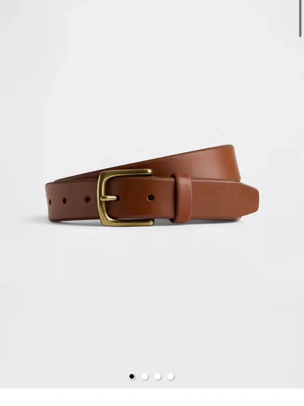 GAP Men's Brown Leather Belt - 30w